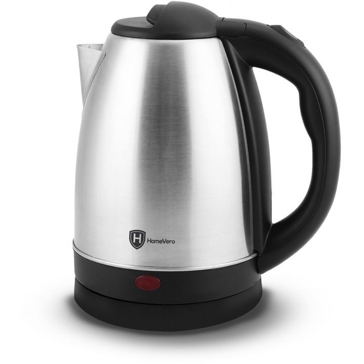 Fierbator din otel inoxidabil HomeVero 1.7L, argintiu
