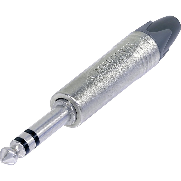 Mufa Jack Stereo Neutrik 6.3mm, 3 poli, placata nichel