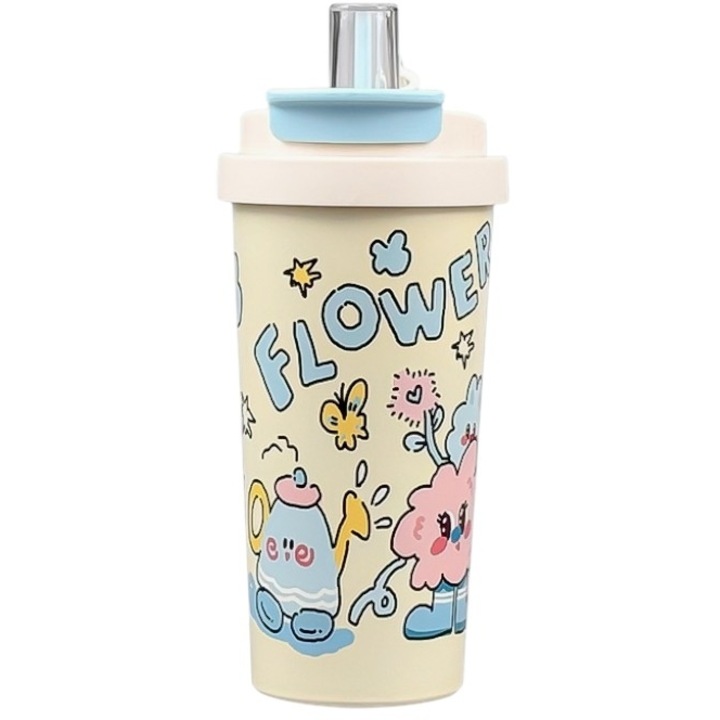 Termos copii, Tradesor, 500ml, alb