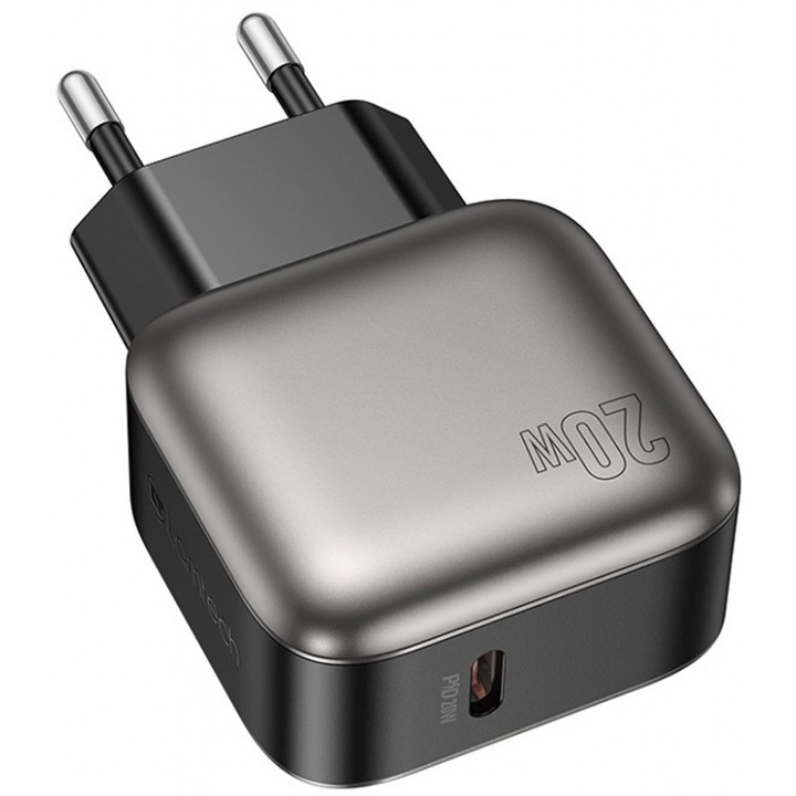 Incarcator telefon LAMTECH tip C 20W gri