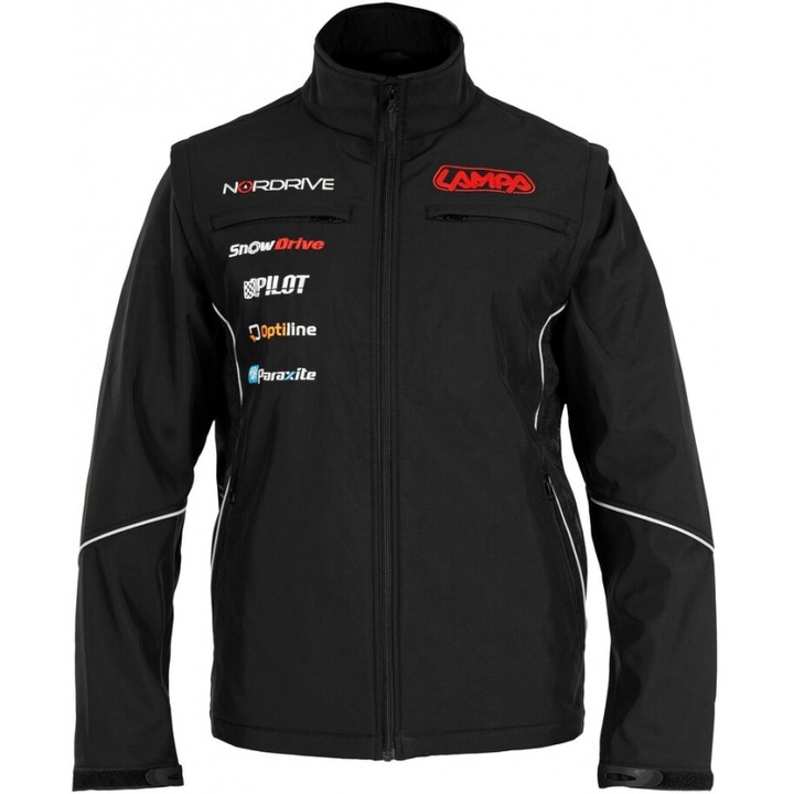 Jacheta Lampa, cu maneca lunga, neagra, maneci detasabile, M