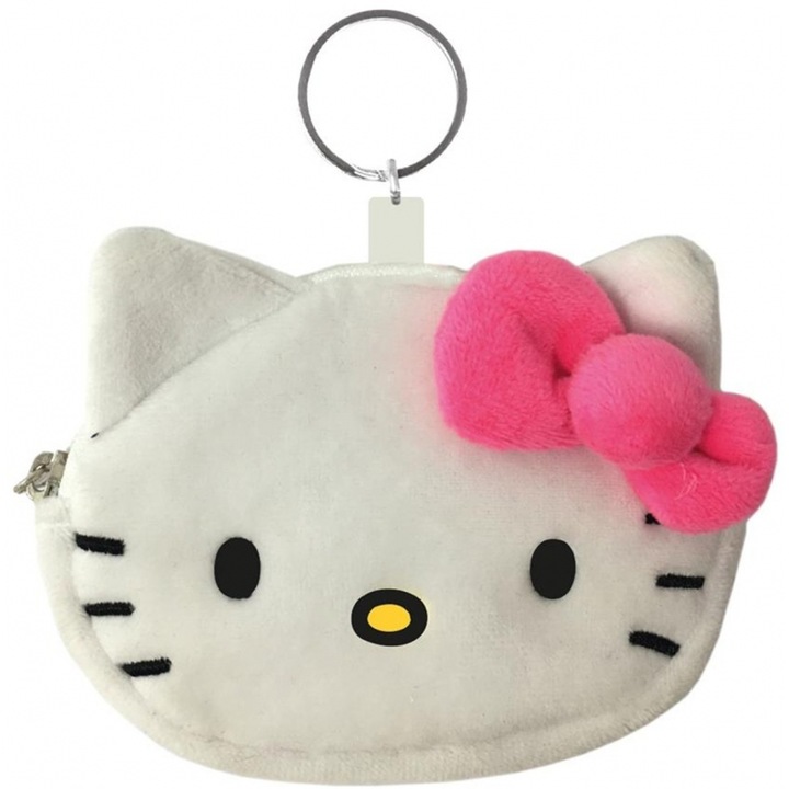Hello Kitty női pénztárca, szett, többszínű, 10x15cm