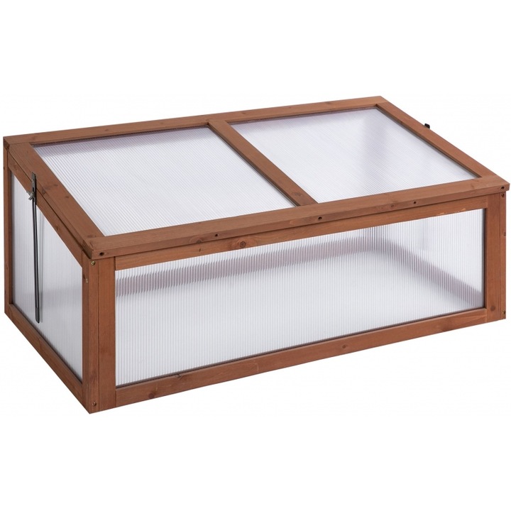 Sera Outsunny Mini Thermokepio, 100x65x40cm, cu Panel PC