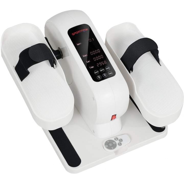 Bicicleta fitness, SPORTNOW, Mini, electrica, 12 viteze, 7 niveluri de rezistenta, pentru interior