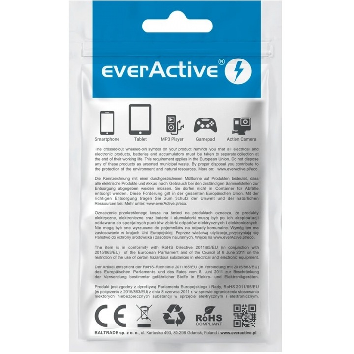 Incarcator telefoane phortistes everActive 45W 1xUSB 1xUSB-C