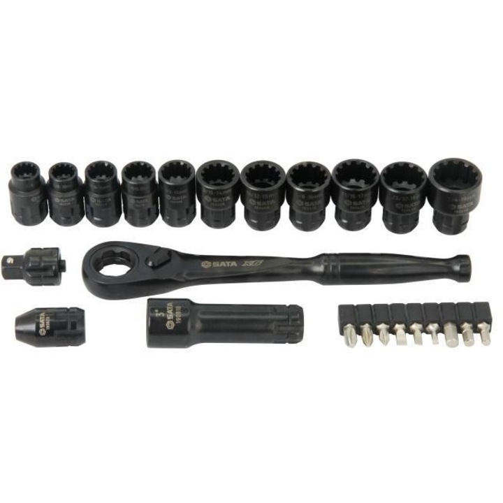 Set Chei SATA, 24 bucati, negru