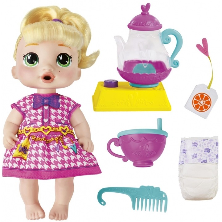 Papusa Hasbro Baby Alive - Bubbly Tea Party Lala