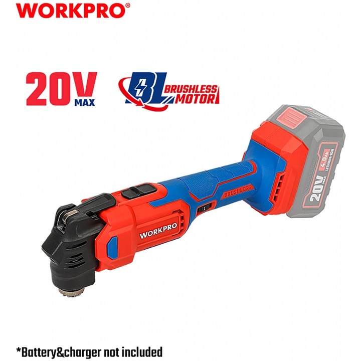 Polyergatie Rythmizomeno 20V-Li BL SOLO, WORKPRO, scule multifunctionale