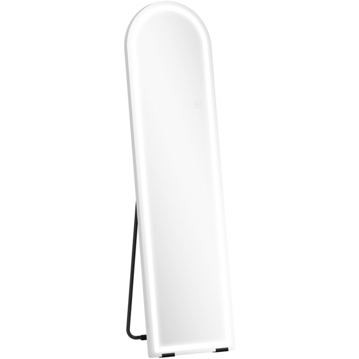 Oglinda cu LED, 150x40cm, kampylotos, alb, set