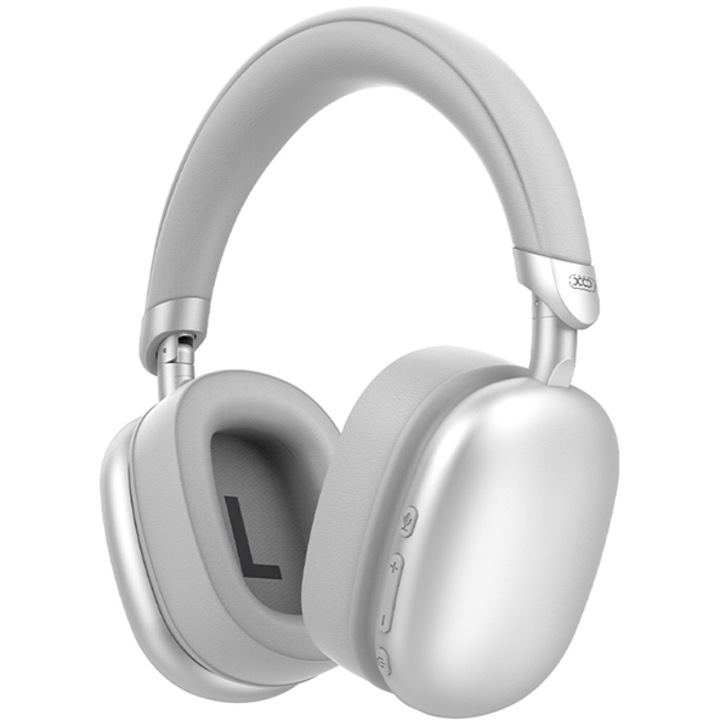 Casti Wireless XO BE55, culoare argintie, tehnologie ANC