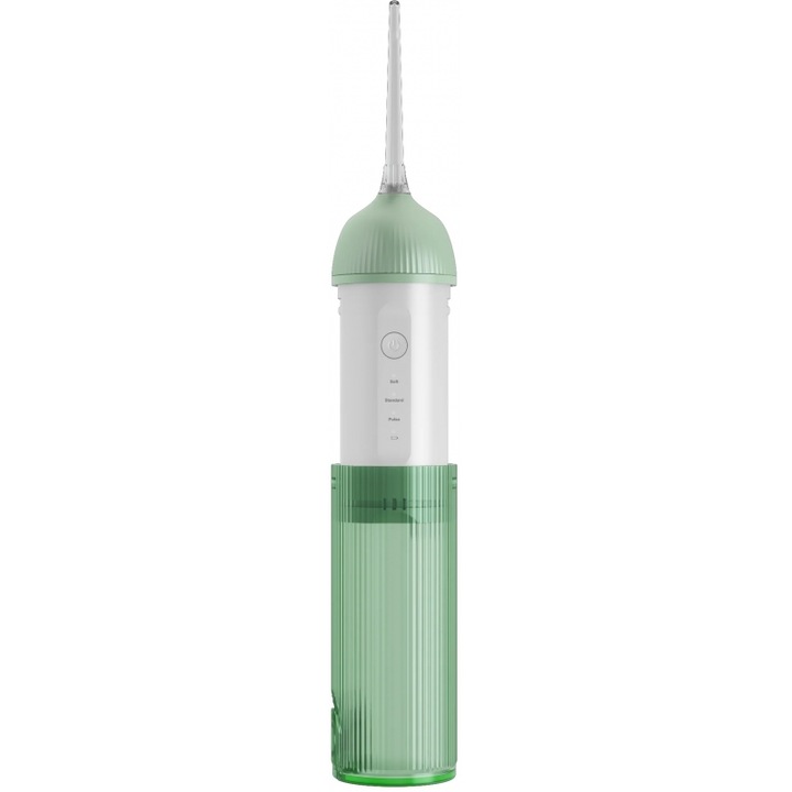 Irigator bucal Lucent Flare, 3 functii, verde menta, reincarcabil