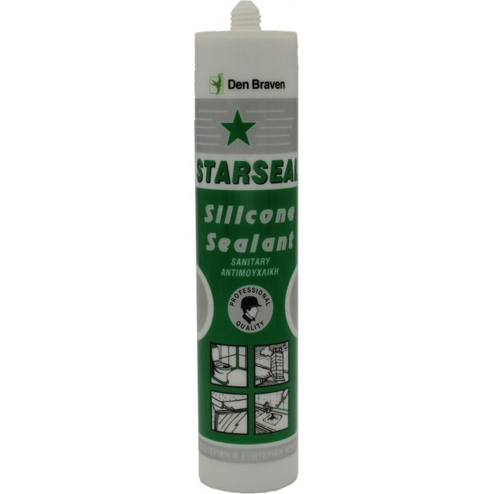 Silicon DEN BRAVEN, 260ml, alb