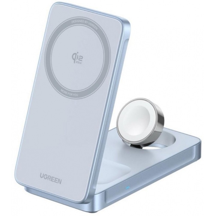 Incarcator inductiv Ugreen W757 MagFlow 3in1 Qi2 25W