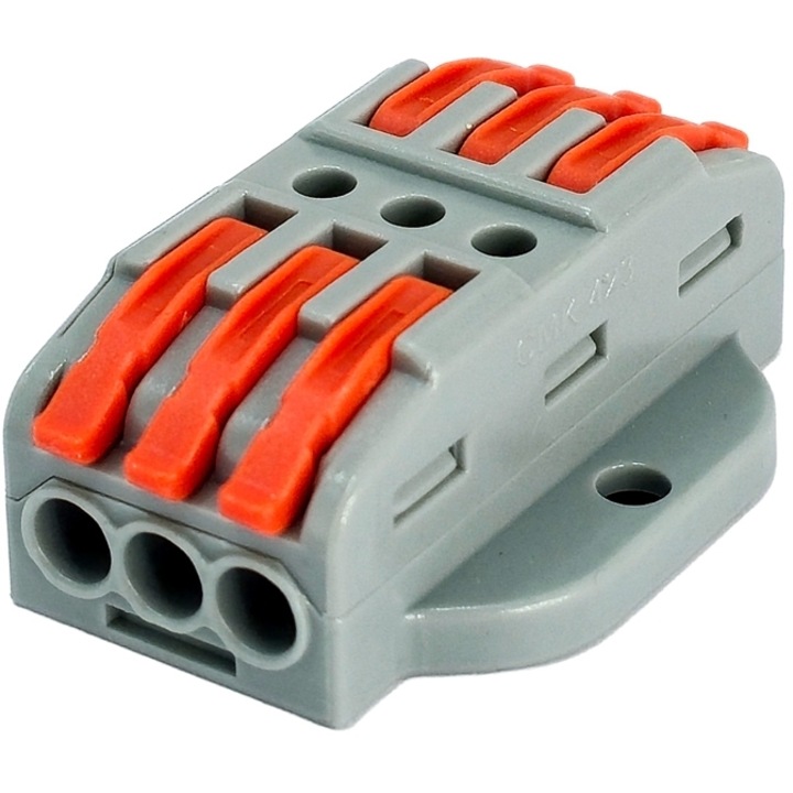 Set 10 cleme de conectare pentru cabluri PowerTech, 3 pini la 3 pini