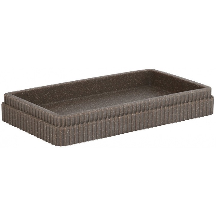 Suport pentru baie Estia, model Diskos, dimensiuni 19x10.3x2.8cm