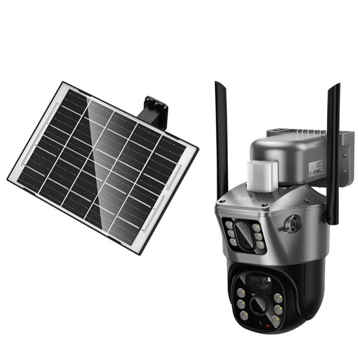 Camera de supraveghere Wi-Fi Hoco DI76, solara, FullHD, IP65, 355°