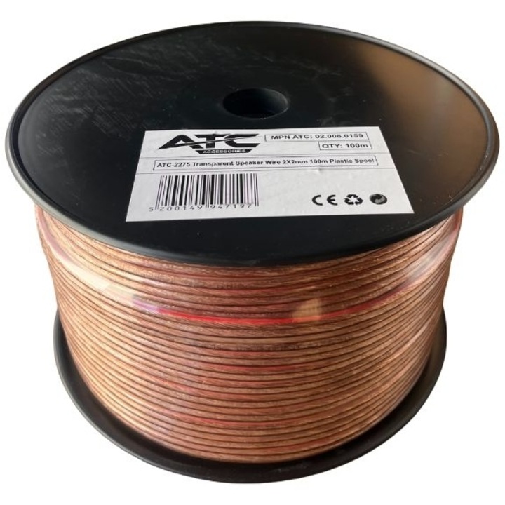 Accesorii Audio Hi-Fi, Atc, ATC-2275, 2x2mm, 100m, Plastiko Karouli