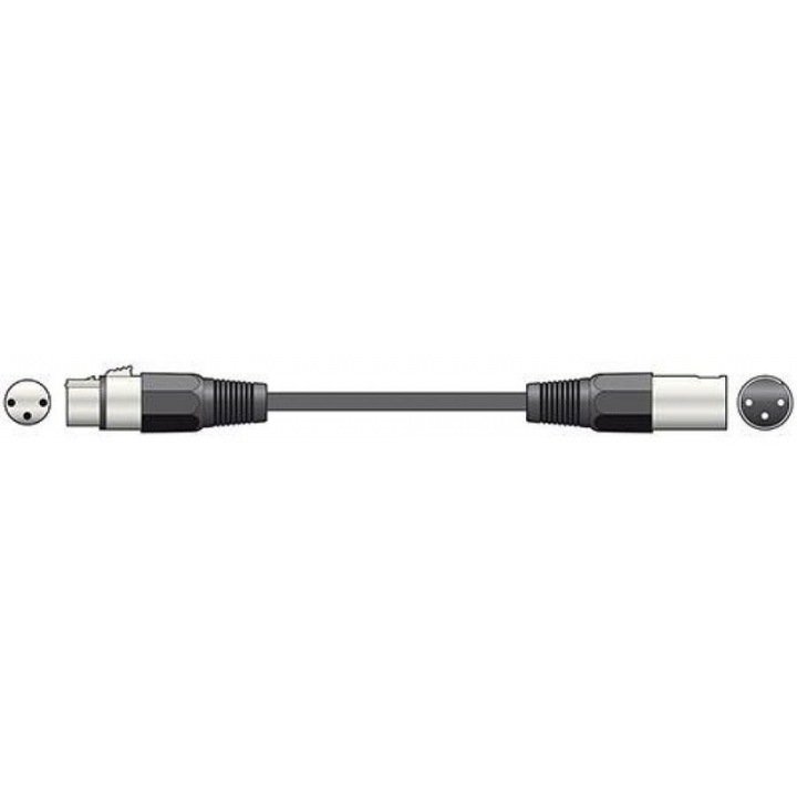 Accesorii Audio Hi-Fi, Qtx, syndeses XLR thelyko - XLR arseniko, 12m