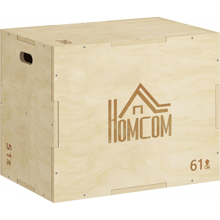 Cutie Plyo 3 in 1 Xyline, 61x51x76cm, accesorii fitness