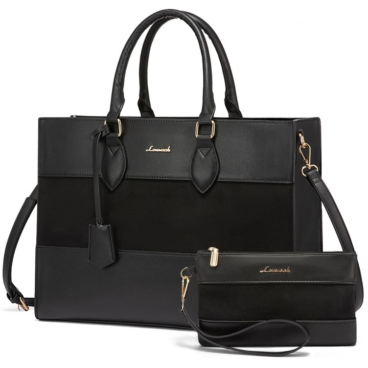 Set geanta laptop Lovevook 15,6'', negru