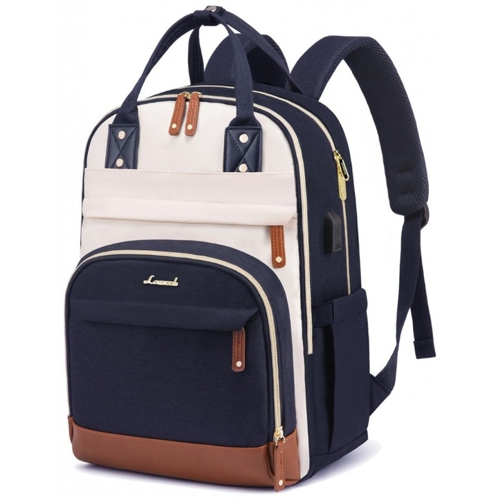 Geanta laptop Lovevook 15,6'', navy/beige