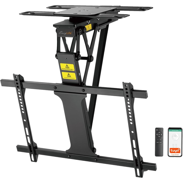 Suport TV Electric EasyLife Rotativ Tavan 32-75 inch, Smart Home