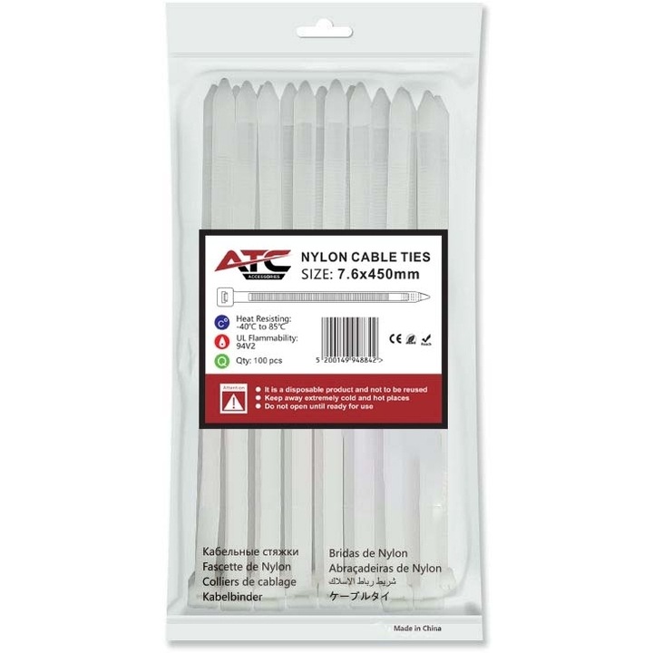 Cabluri ATC 7.6x450mm, 100 buc