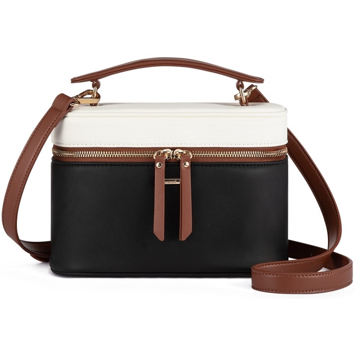 Geanta dama Lovevook WB4311 bej, neagra, maro