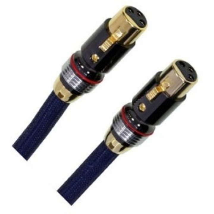 Cabluri audio XLR - XLR 2,5 m, Advance Paris, set