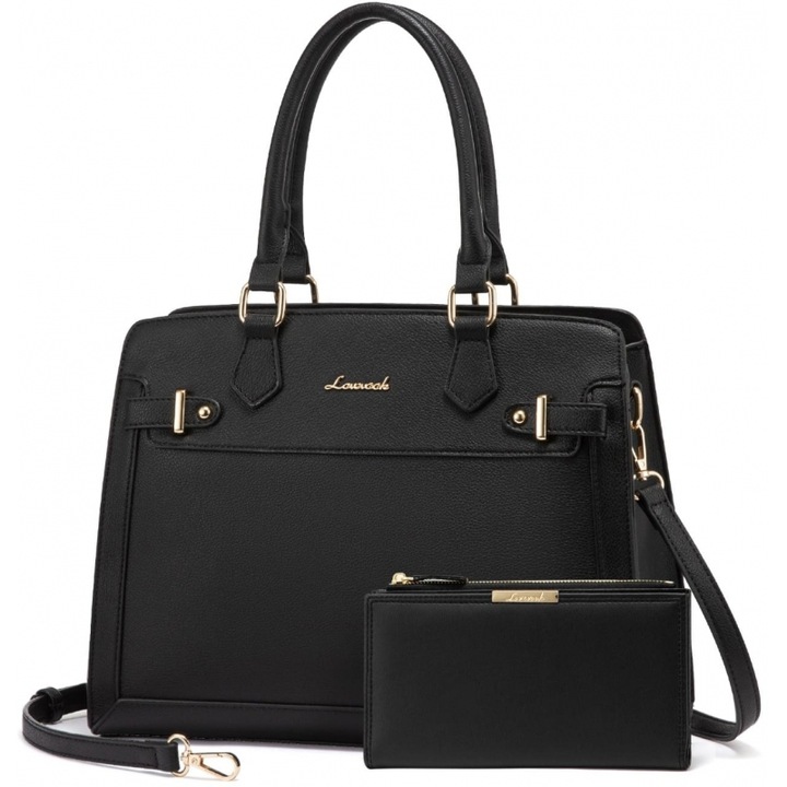 Set geanta dama Lovevook 16'', negru
