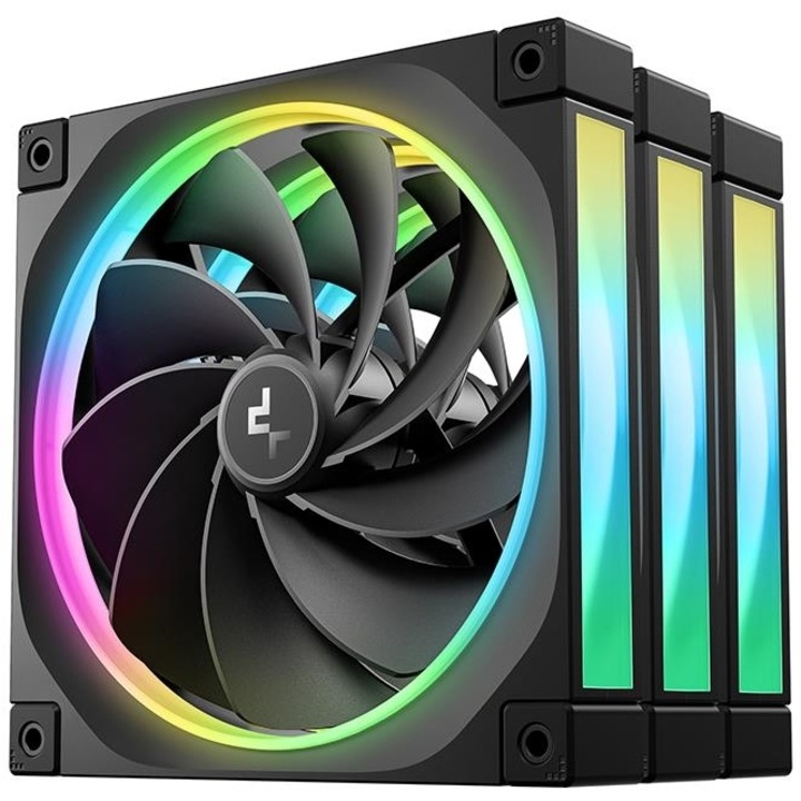 PC ventilátor 140mm, DEEPCOOL, R-FL14R-BKAPN3-G, fekete