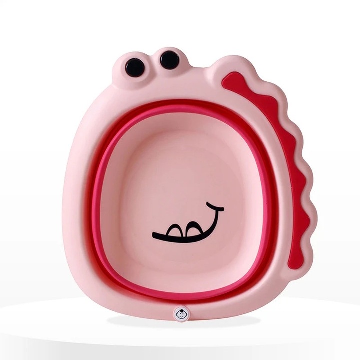 Cada pentru bebelusi, Giggles, Ptyssomeno Kypello Mpaniou, roz, set cu accesorii.