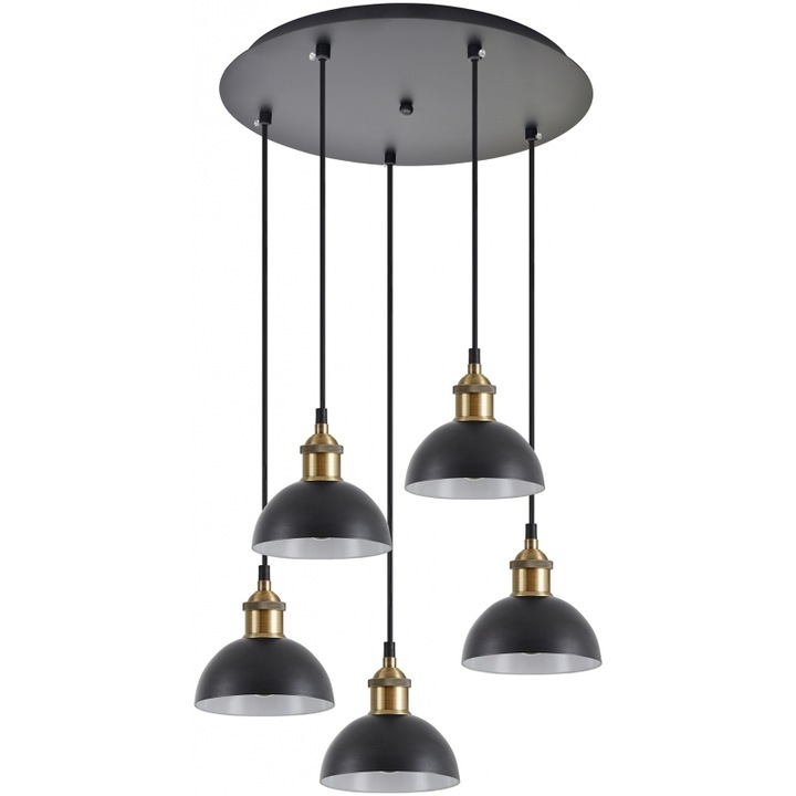 Lustra Bellota SE21-BR-10-5BL-MS3, metal negru