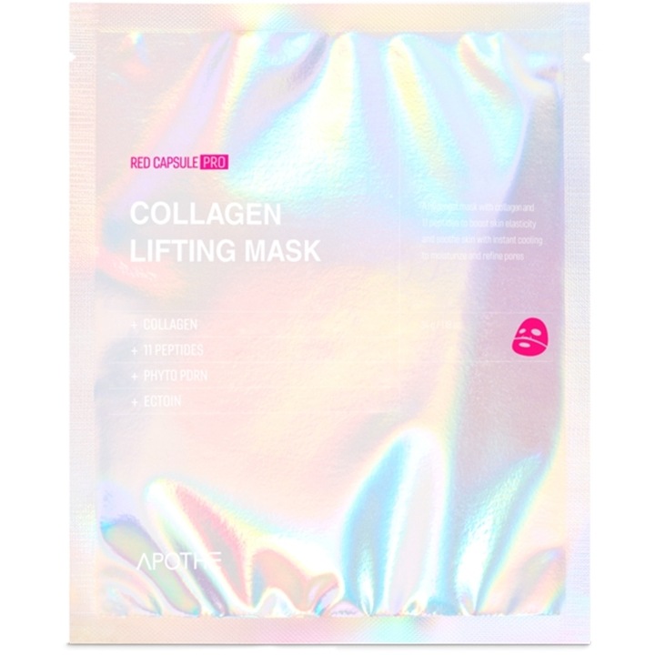 Masca de fata APOTHE Red Capsule Pro-Collagen, 1 tem, pentru lifting