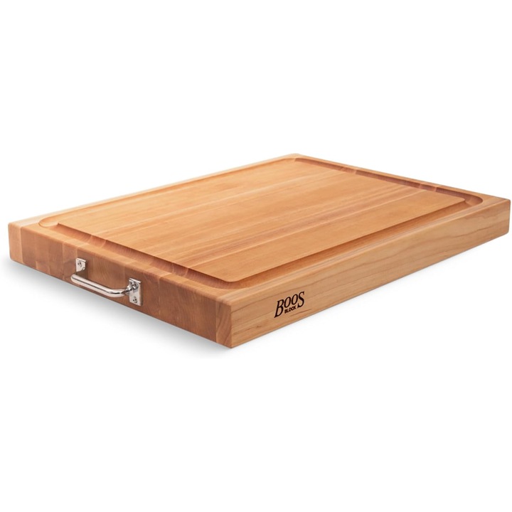 Tocator Reversibil John Boos 61x46x6 cm cu Manere Cromate