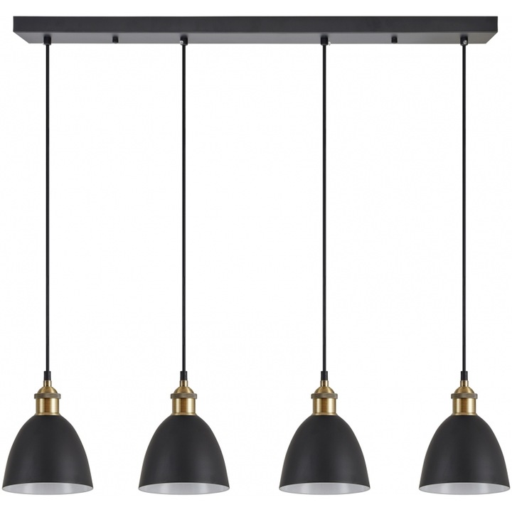 Lustra Bellota SE21-BR-10-4BL-MS2, metal negru