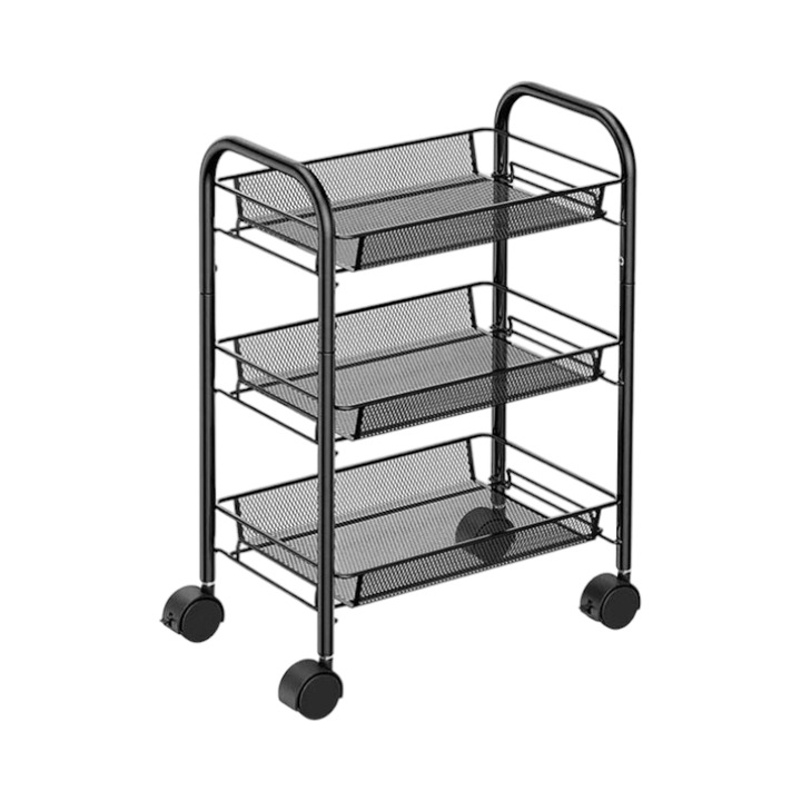 Raft de bucatarie mobil cu roti Tradesor