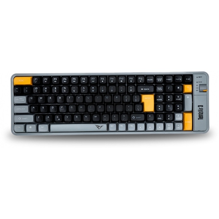 Tastatura reincarcabila ALCATROZ TETRIZ AIR 3, multidevice, neagra
