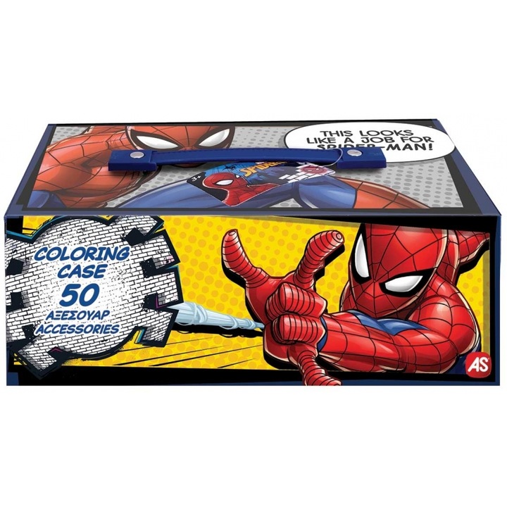 Set pictura si desen Marvel Spider-Man, AS Company, pentru 3 ani+, 30x45cm