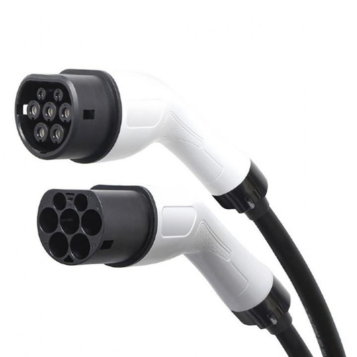 Cablu de incarcare tip 2, 32A, 3 faze, 22KW, 4m, set