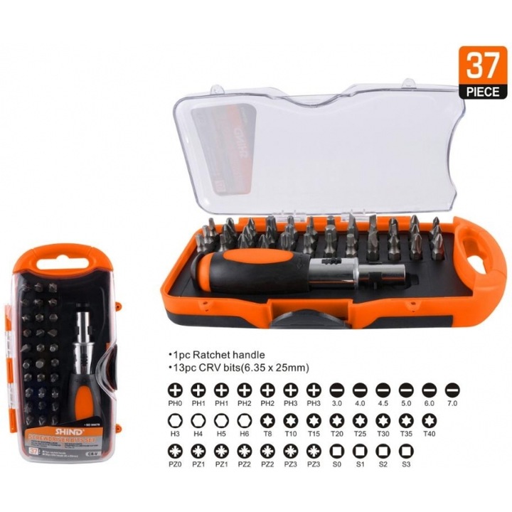 Set surubelnite Shind Katsabidi Kastanias 37 teme