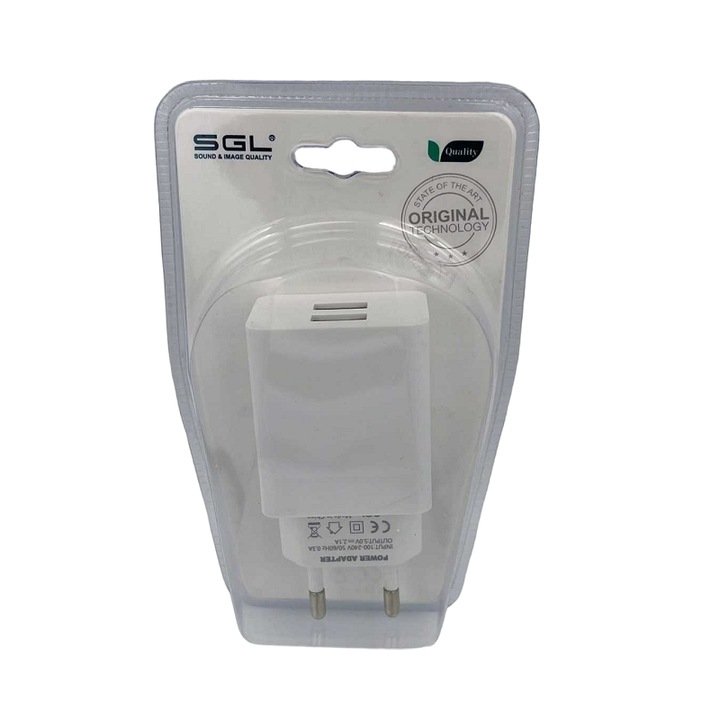 Incarcator telefon Tradesor, 2 prize USB, F2, 099705