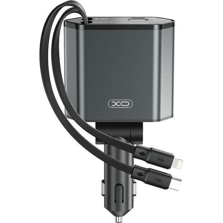 Incarcator telefon XO BCC71, 2 porturi USB, 108W, negru