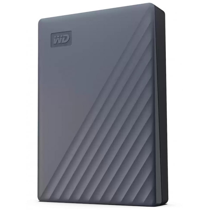 Hard Disk extern Western Digital My Passport 6TB USB-C, gri