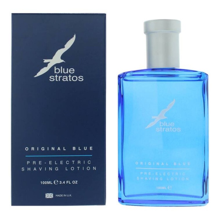 After Shave Blue Stratos, Apa albastră, 100 ml, note de citrice și ...