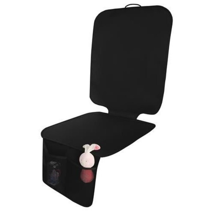 Husă scaun auto Xtrobb, poliester, impermeabilă, antiderapantă, neagră, 125x49cm