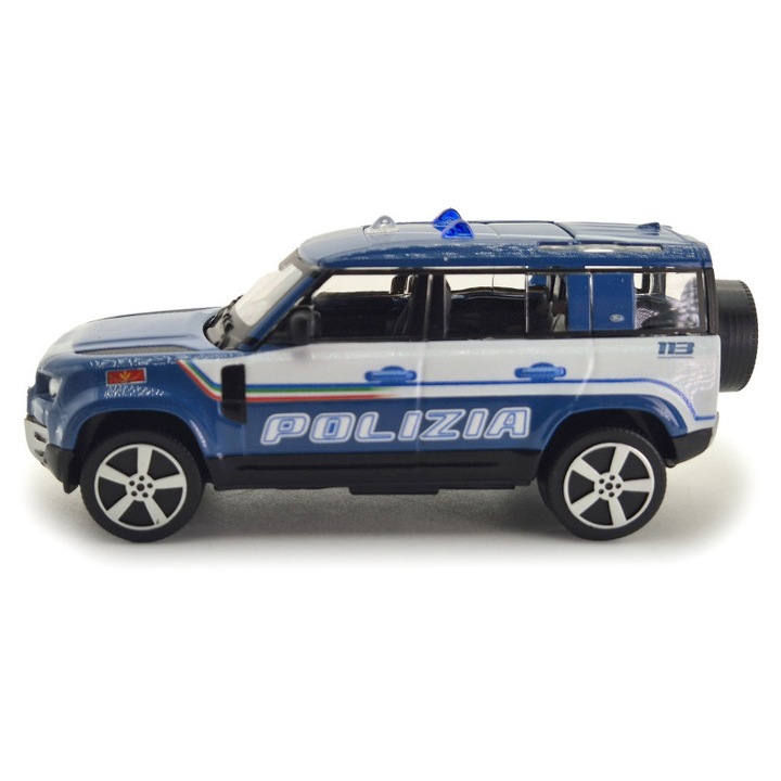 Land Rover New Defender 110 Polizia (2022) - rendőrautó - Bburago - 1:43