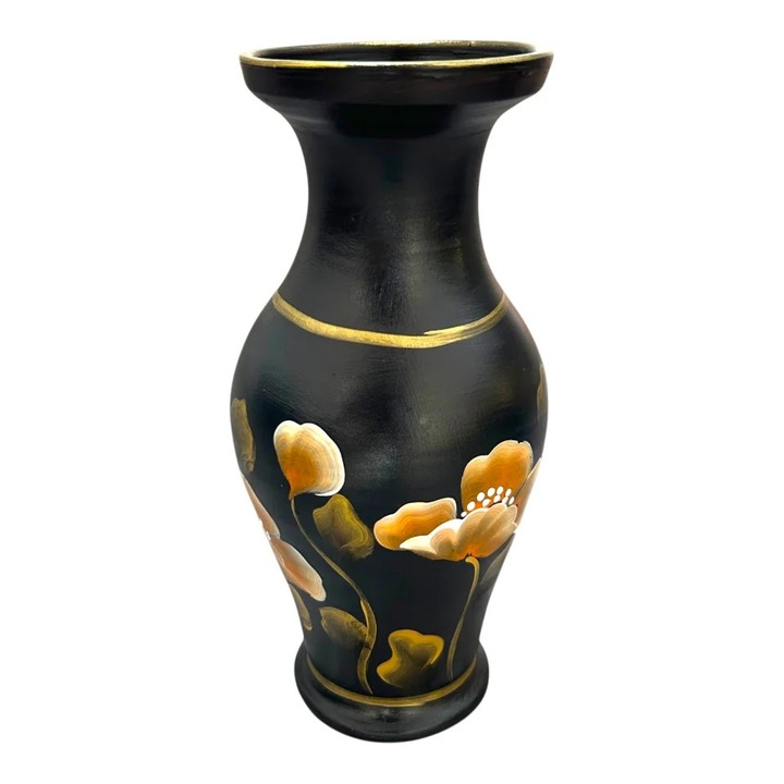 Vaza neagra pentru flori