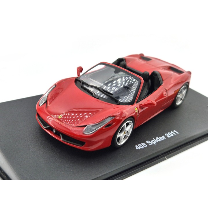 Ferrari 458 Italia Spider Cabriolet kabrió (2011) - Edicola - 1:43