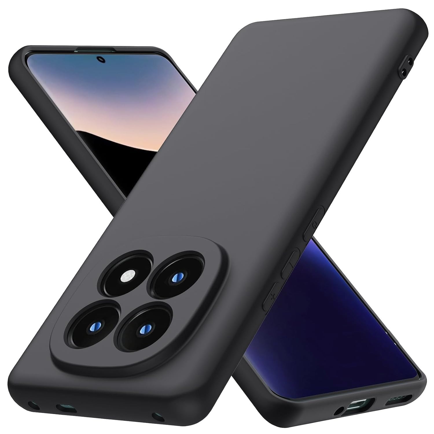 Husa pentru Xiaomi Redmi Note 15 5G / Note 15 4G / Poco M8 5G Daden® Silicon SoftFlex, Ultra Slim, Protectie sporita, Interior de microfibra, Negru